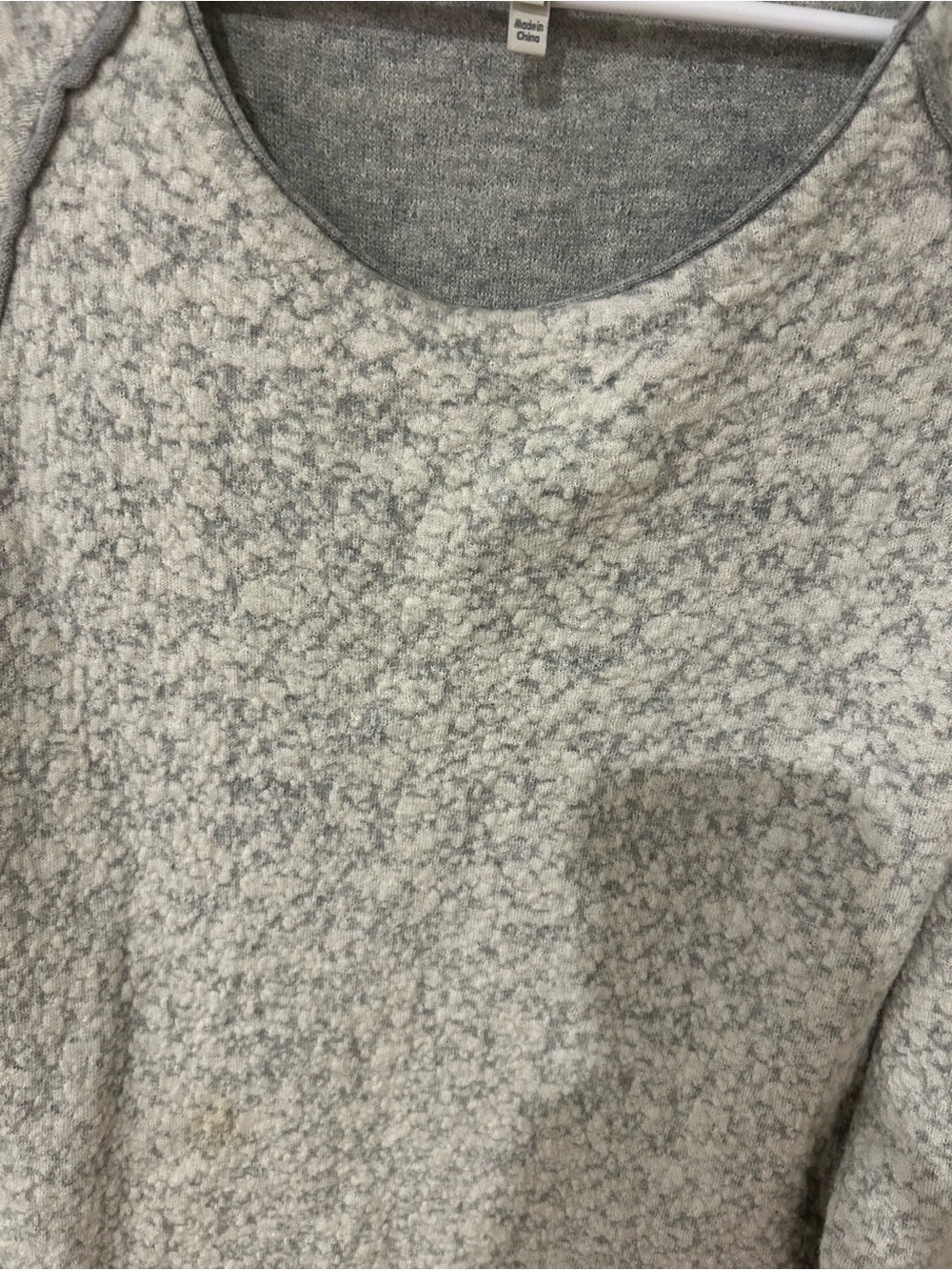Joie Light Gray Heather Crewneck Sweater - Picture 3 of 5